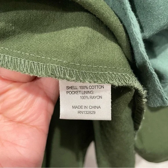 Lovers + Freinds Monet Army Utility Jacket Green Size XS - Picture 8 of 8